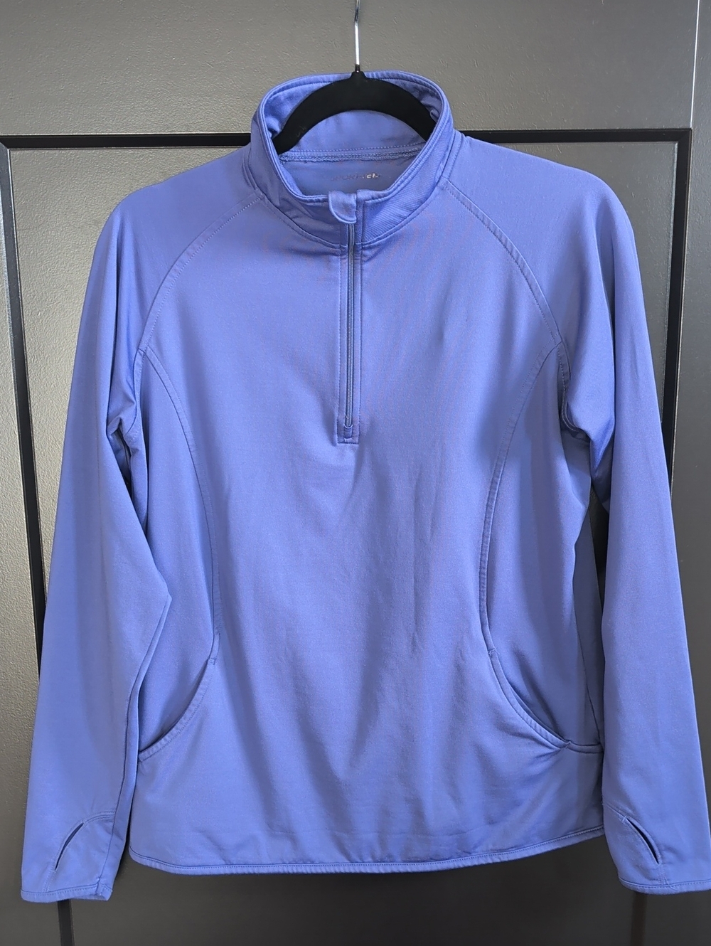 Women's Lavender Quarter-Zip Performance Pullover Hoodie